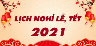 Thông báo lịch nghỉ Tết Dương lịch 2021