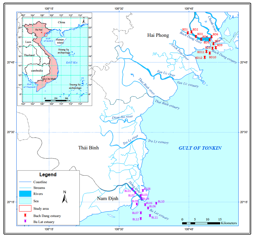 [CSCL03.01/24-25] Nghiên cứu đánh giá hiện trạng ô nhiễm vi nhựa tại một số khu vực cửa sông, ven biển phía Bắc Việt Nam 
